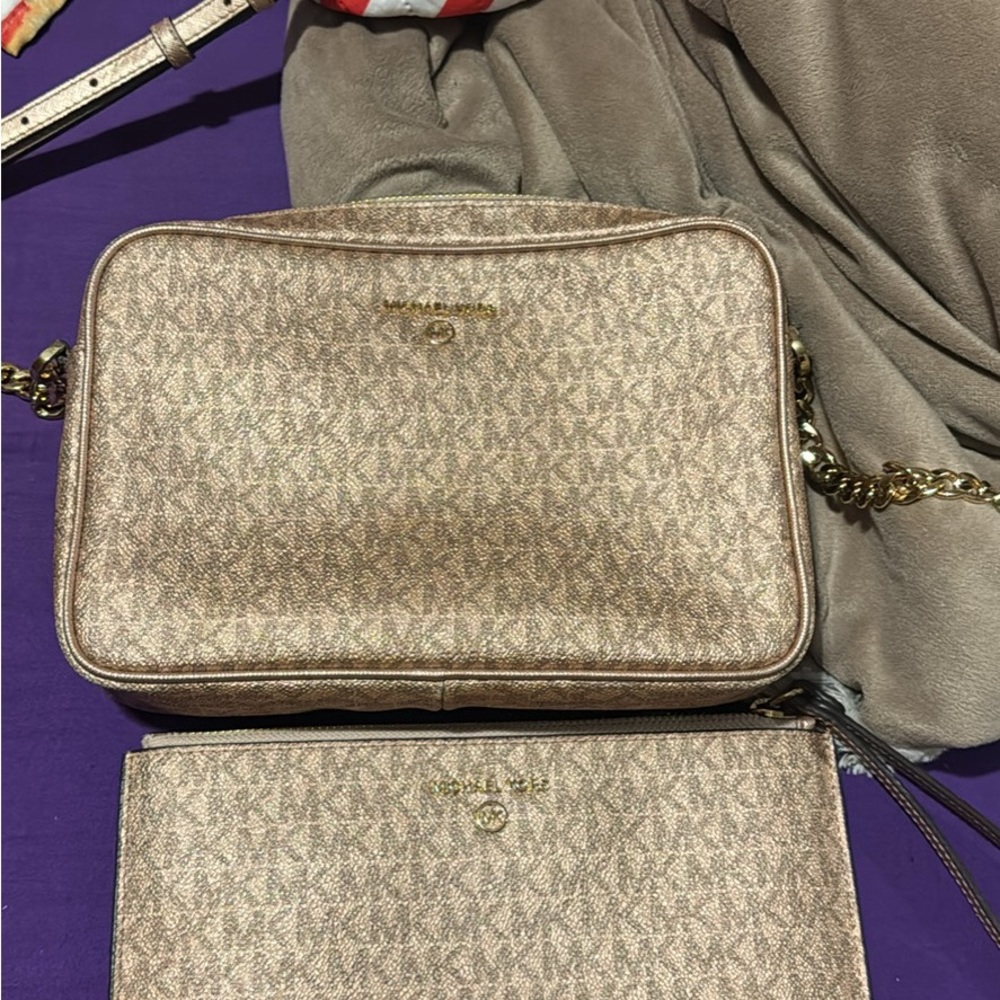 Michael, Kors, and bag and wallet